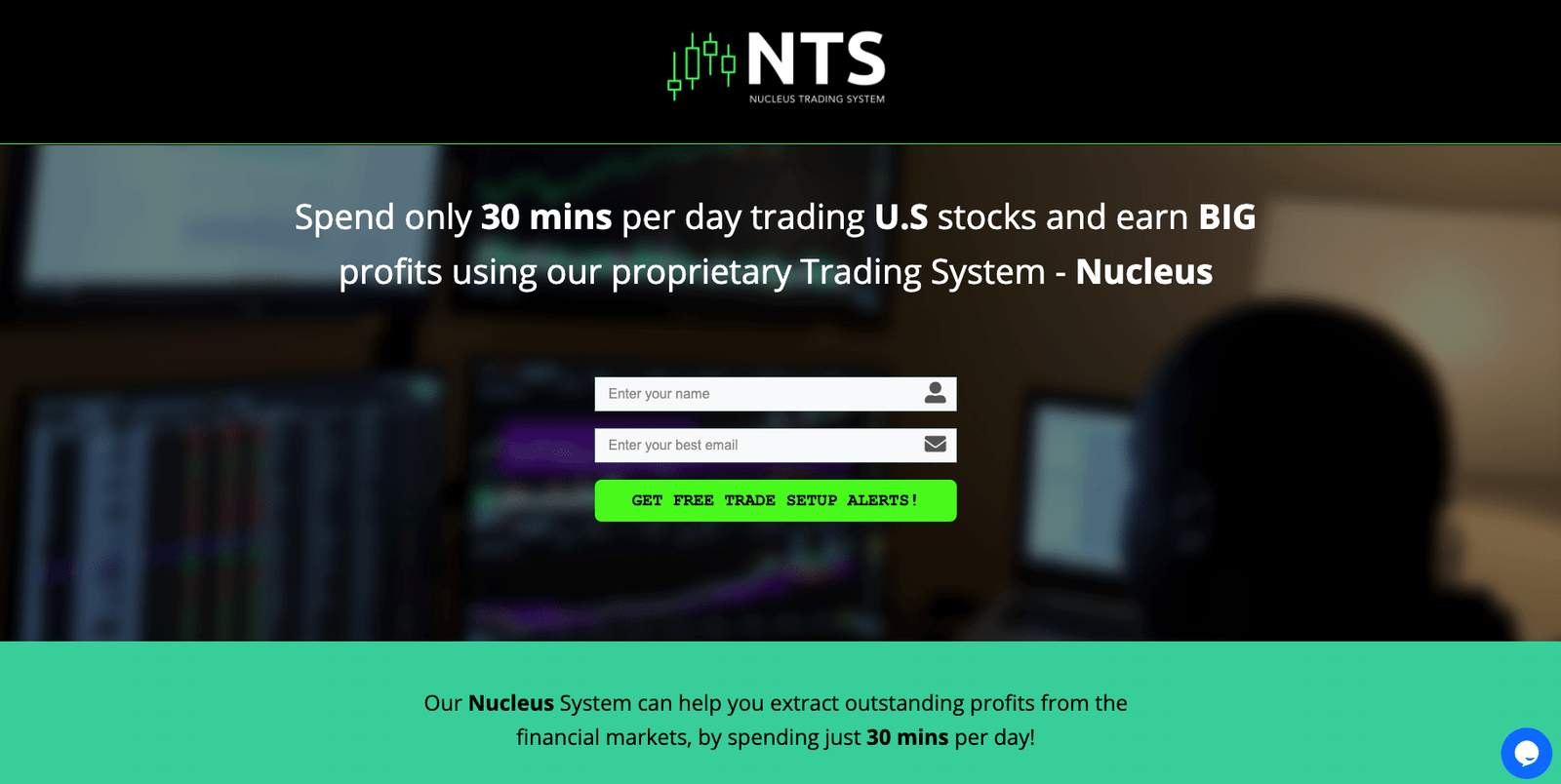 nucleus trading system homepage